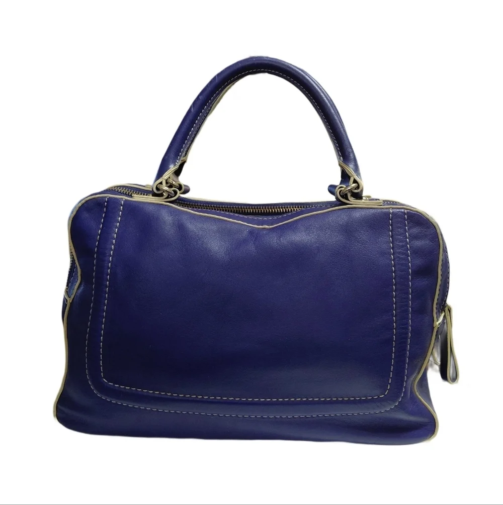 Kate Spade Mott St. Riley Royal Blue Satchel Handbag